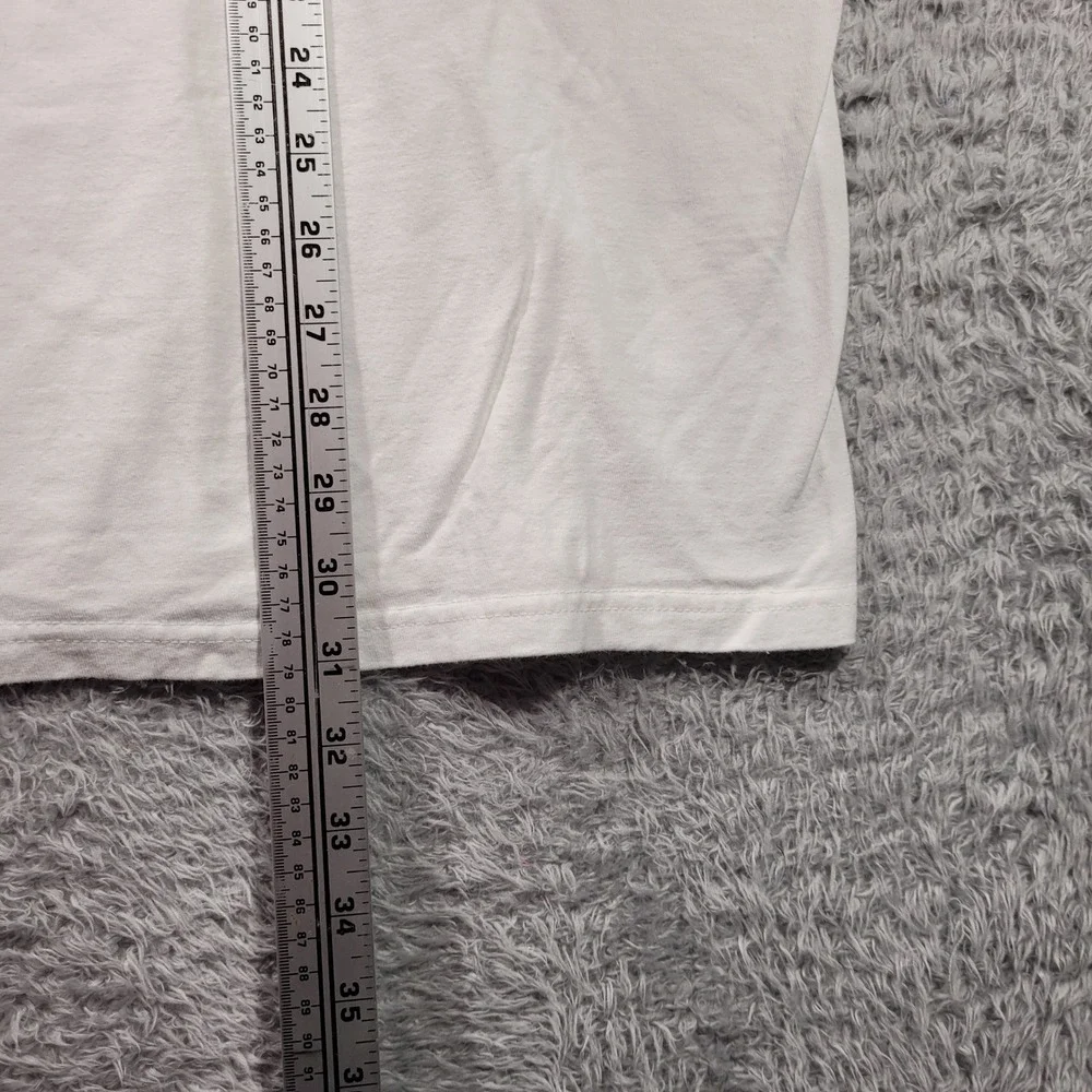 Buffalo David Bitton Mens White Graphic T Shirt XL Ring Spun Cotton